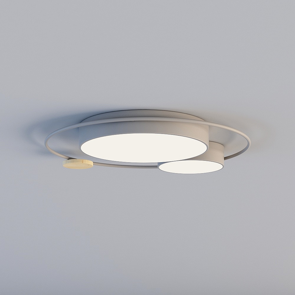 Circular Light Fixture 3D model
