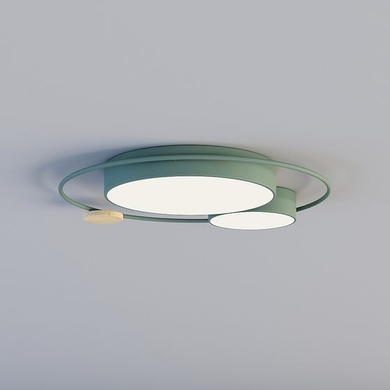 Chic Ceiling Light 3D Model for Modern Interiors