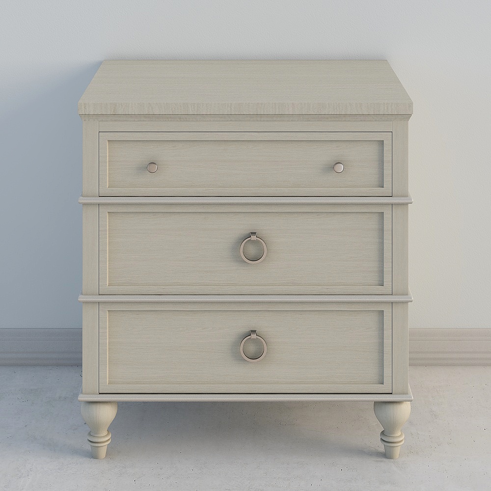 Savannah II 아메리칸 심플 침대 옆 탁자 작은 침실 침대 옆 캐비닛 사물함 366B-9