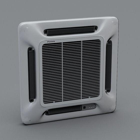 Daikin Air Purifier 3D model for Modern Interiors