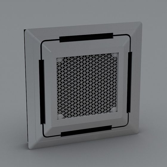 Industrial Vent 3D Model - Low Poly High Detail Design