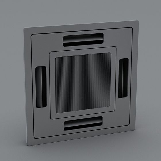 Futuristic Door Panel 3D model