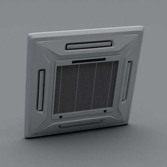 Modern Air Conditioner 3D model for Futuristic Spaces