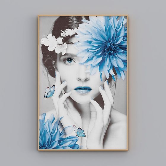 Floral Language 3D Model