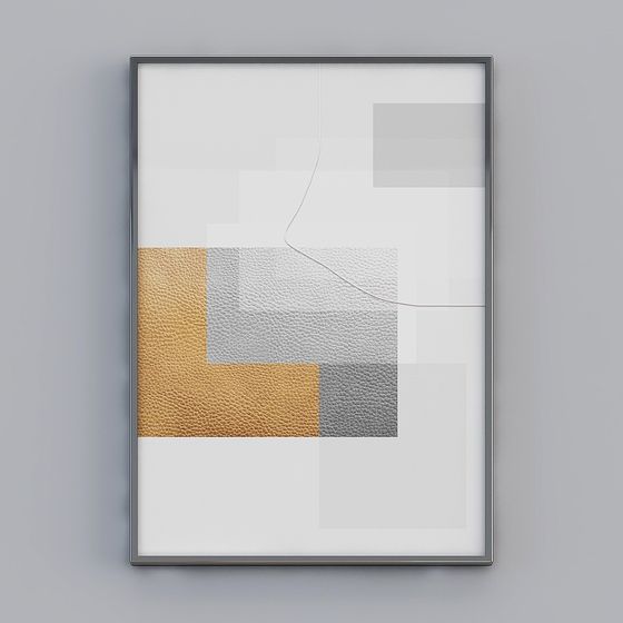 Abstract Puzzle 3D model - An Intersection of Modern Art and Geometry