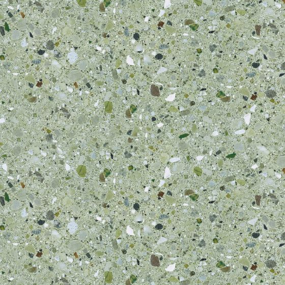 Golden Terrazzo Floor Tile 3D Model
