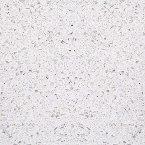 Quartz Stone Floor Tile 3D Model in White