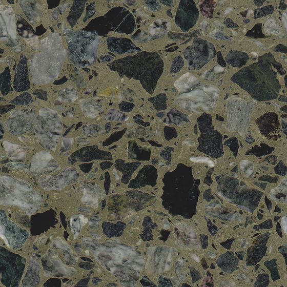 New Material Quartz Stone Floor Tile 3D Model in Black