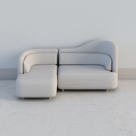 Urban Curves Modern Sofa 3D model