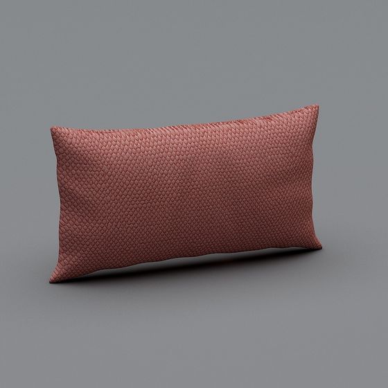 Elegant Low-Polygon Pillow 3D model