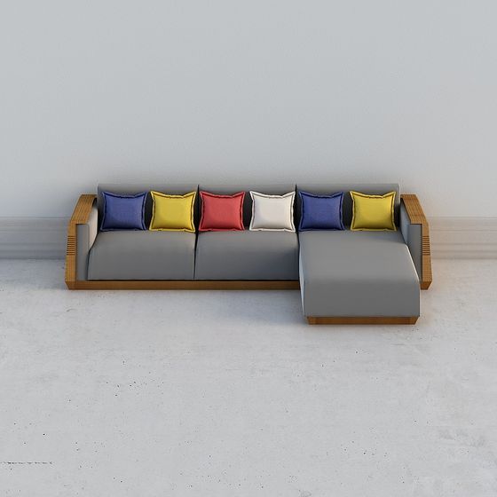 Urban Comfort Sofa 3D model