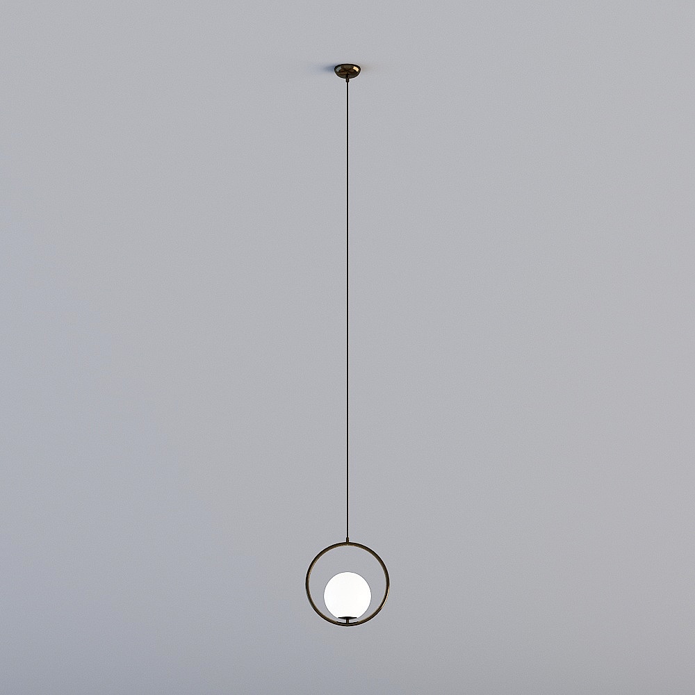 Halo Pendant Light 3D model