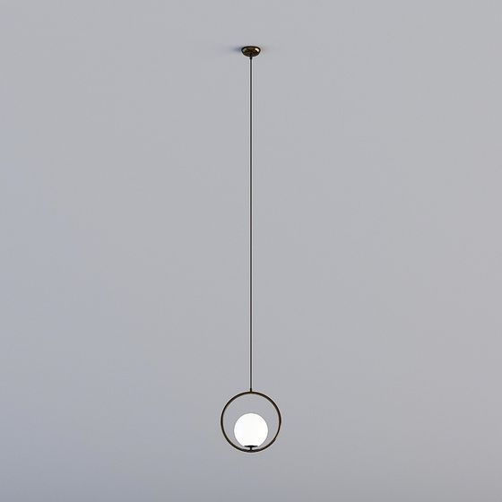 Halo Pendant Light 3D model