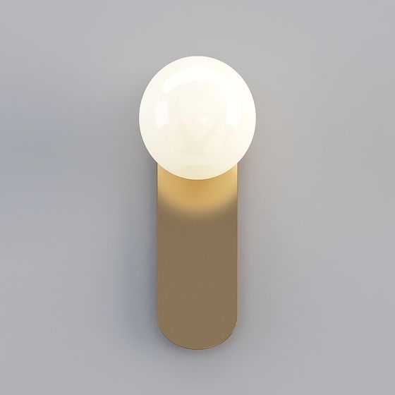 Minimalist 3D Pendant Light Model