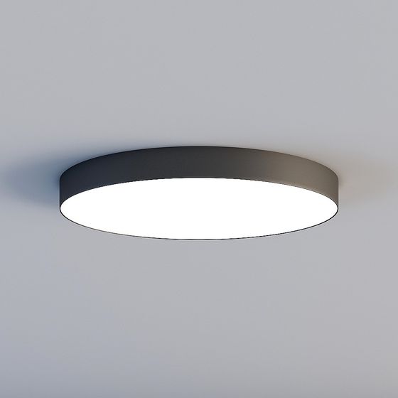 Minimalist Round Ceiling Lamp 3D model