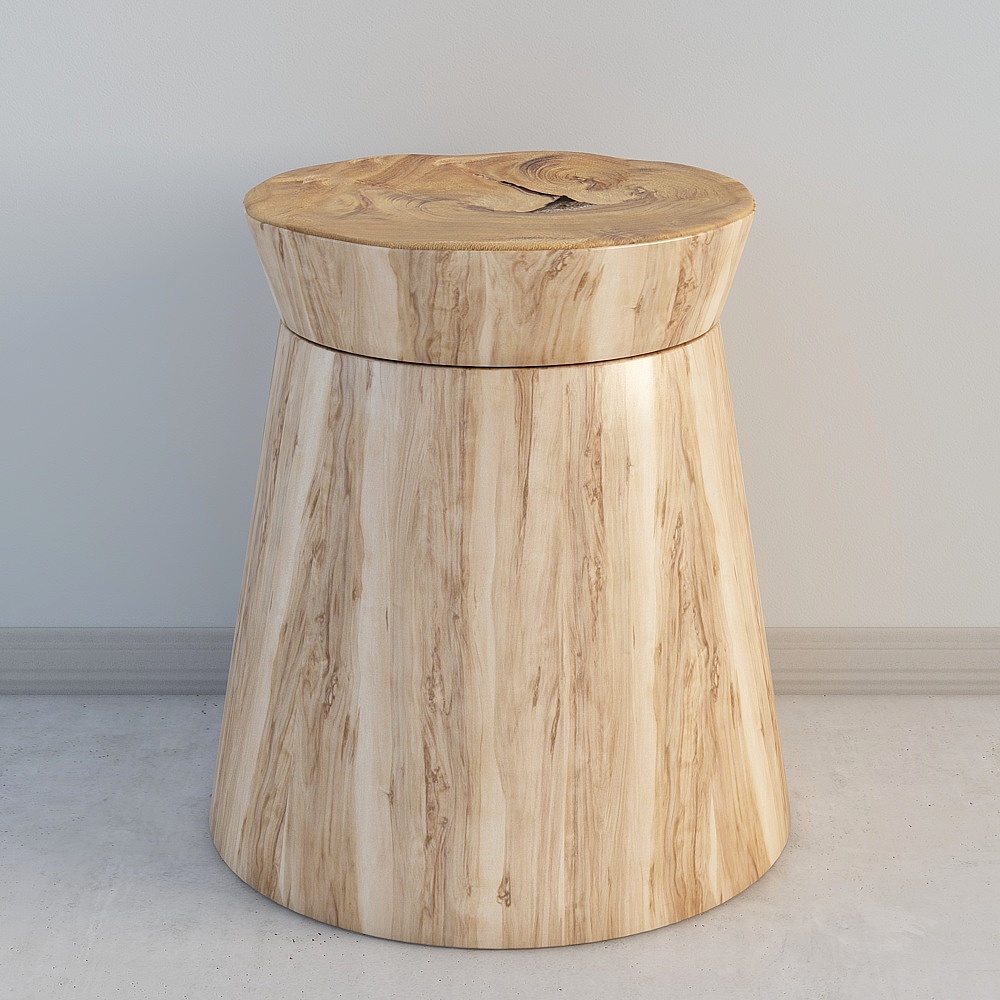 Table de chevet couleur bois 1.0-LY