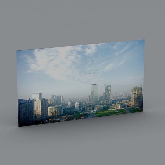 Urban Dawn 3D model for Creative Projects