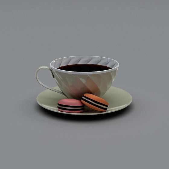 Afternoon Tea Time 3D Model