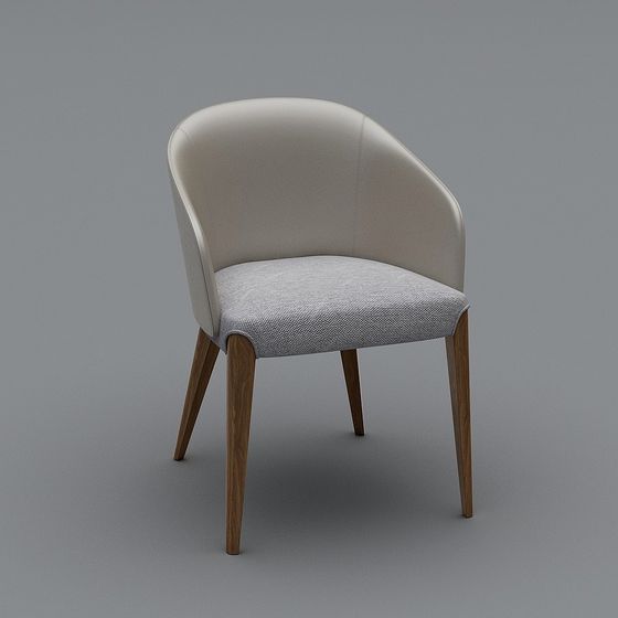 Cozy Curve Chair 3D model