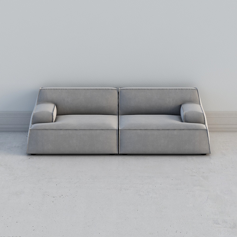 Urban Comfort 3D model Sofa in Modern Minimalist Style