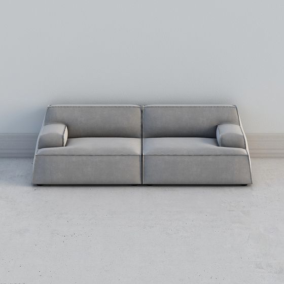 Urban Comfort 3D model Sofa for Modern Spaces