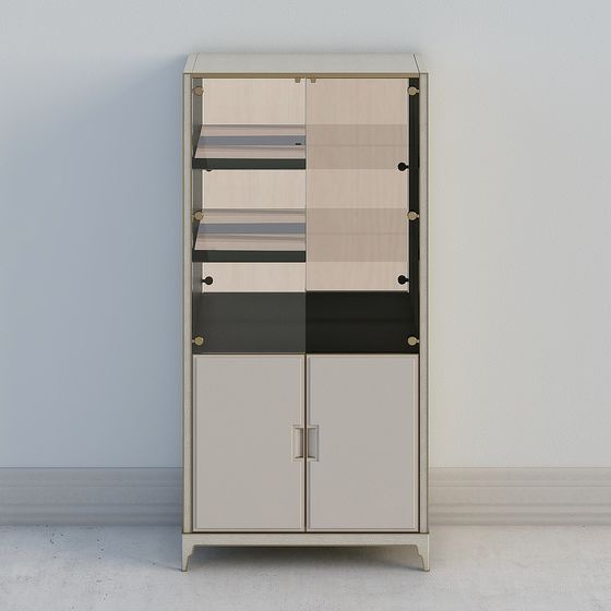 Urban Bookcase 3D model for Creative Spaces