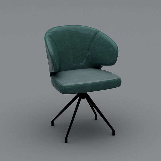Stylish Low Poly Chair 3D model