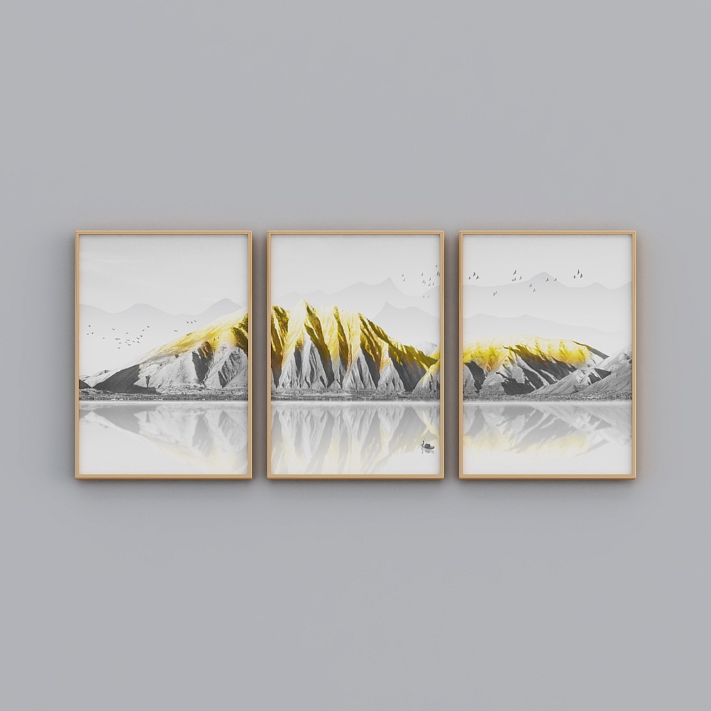 Glorious Fine Painting - Simple Modern -L-29118-1-2-3-Landscape Decoration Painting