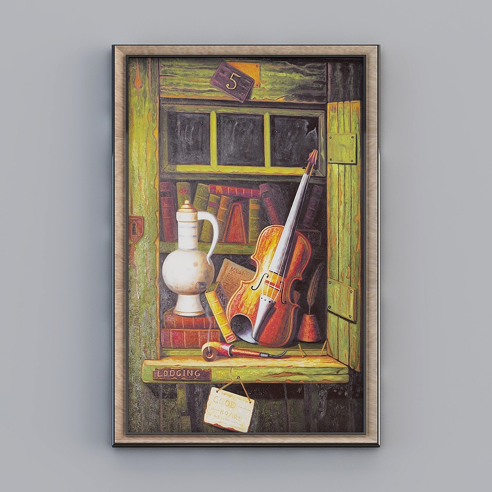 Glorreiche Feinmalerei - Europäisch-L-2591 - Stillleben Dekorationsmalerei