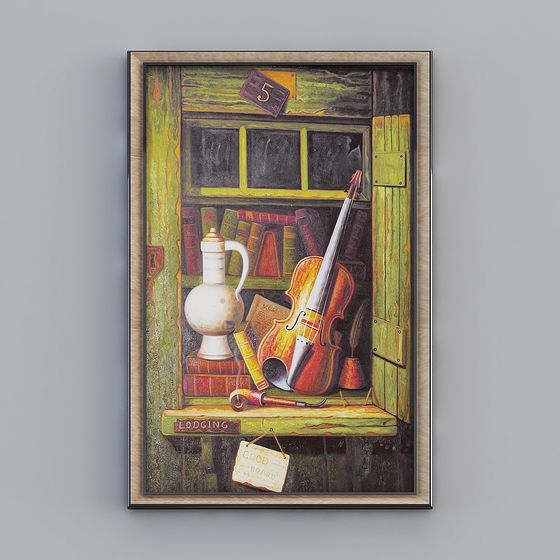 Glorreiche Feinmalerei - Europäisch-L-2591 - Stillleben Dekorationsmalerei