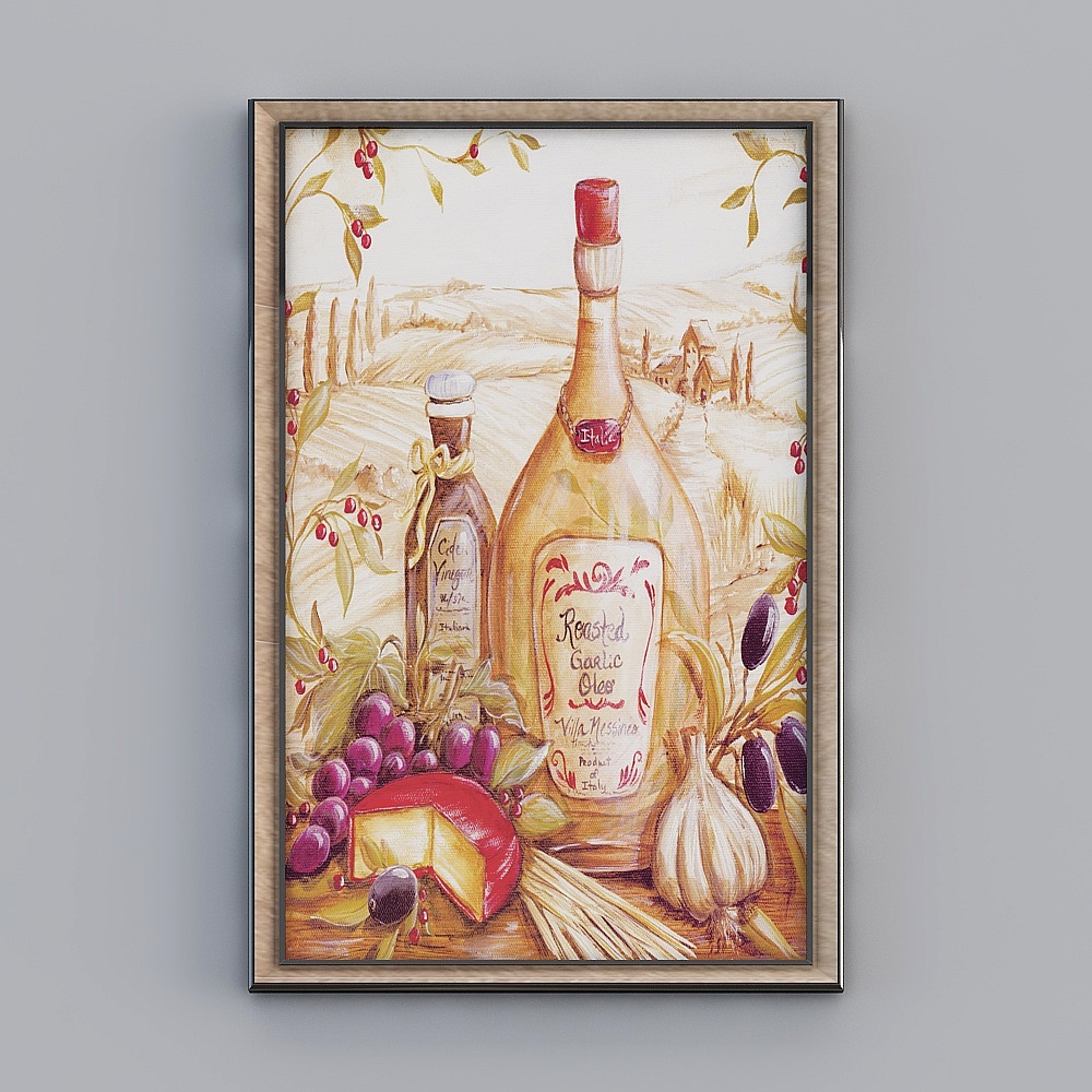 Glorious Fine Painting - European-L-2595 - Still Life Decorative Painting