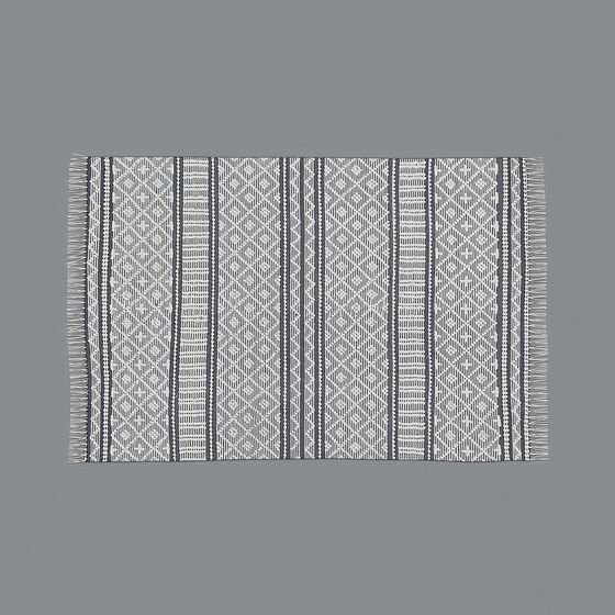 Ethnic Weave Rug 3D model