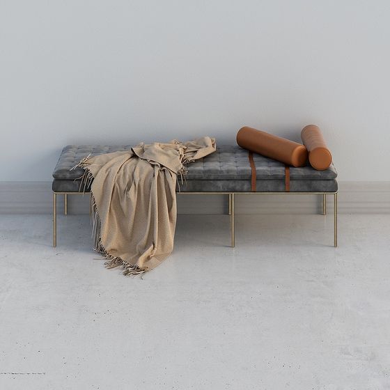 Urban Relaxation Bench 3D model