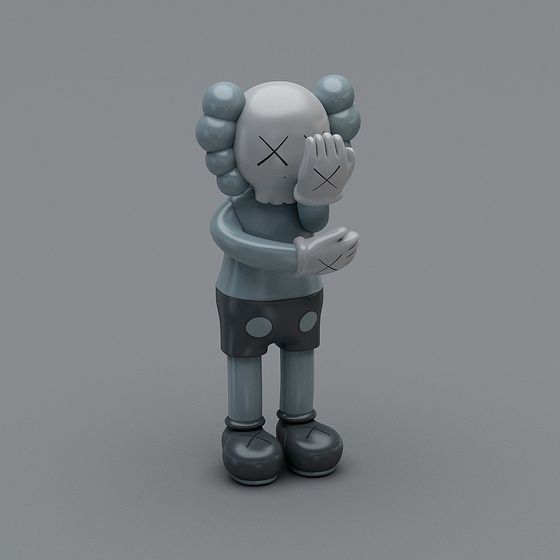 Unique Kaws 3D Model for Creative Projects
