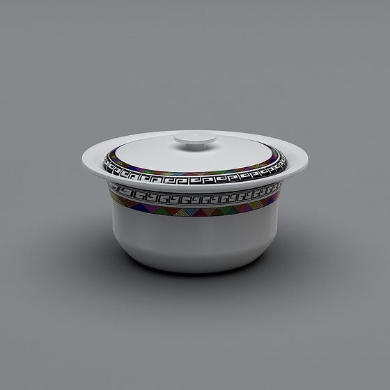 Charming Ceramic Teacup 3D Model for Creative Projects