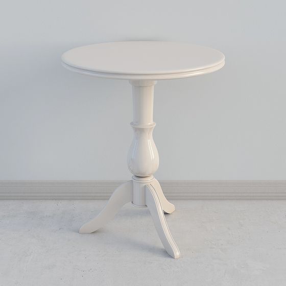 Elegant Round Table 3D model for Modern Interiors