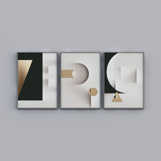 Zero Series 3D Model - Minimalist Art Collection