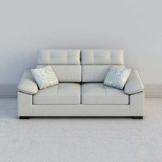 Modern Low-Polygon Sofa 3D model