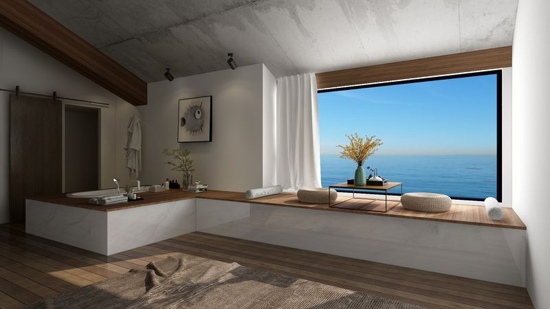 Studio Sea View Minimalism Interior