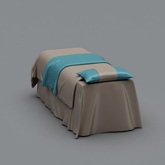 Spa Bed 3D Model for Relaxing Experience
