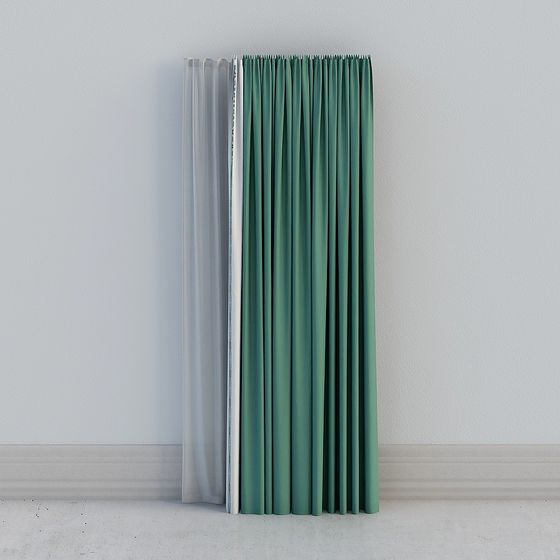 Modern Curtain 3D model for Elegant Interiors