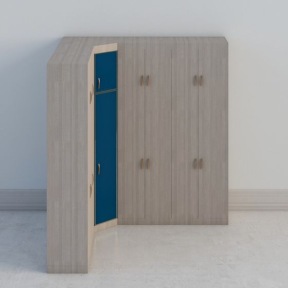 Modern Vintage Wardrobe 3D Model