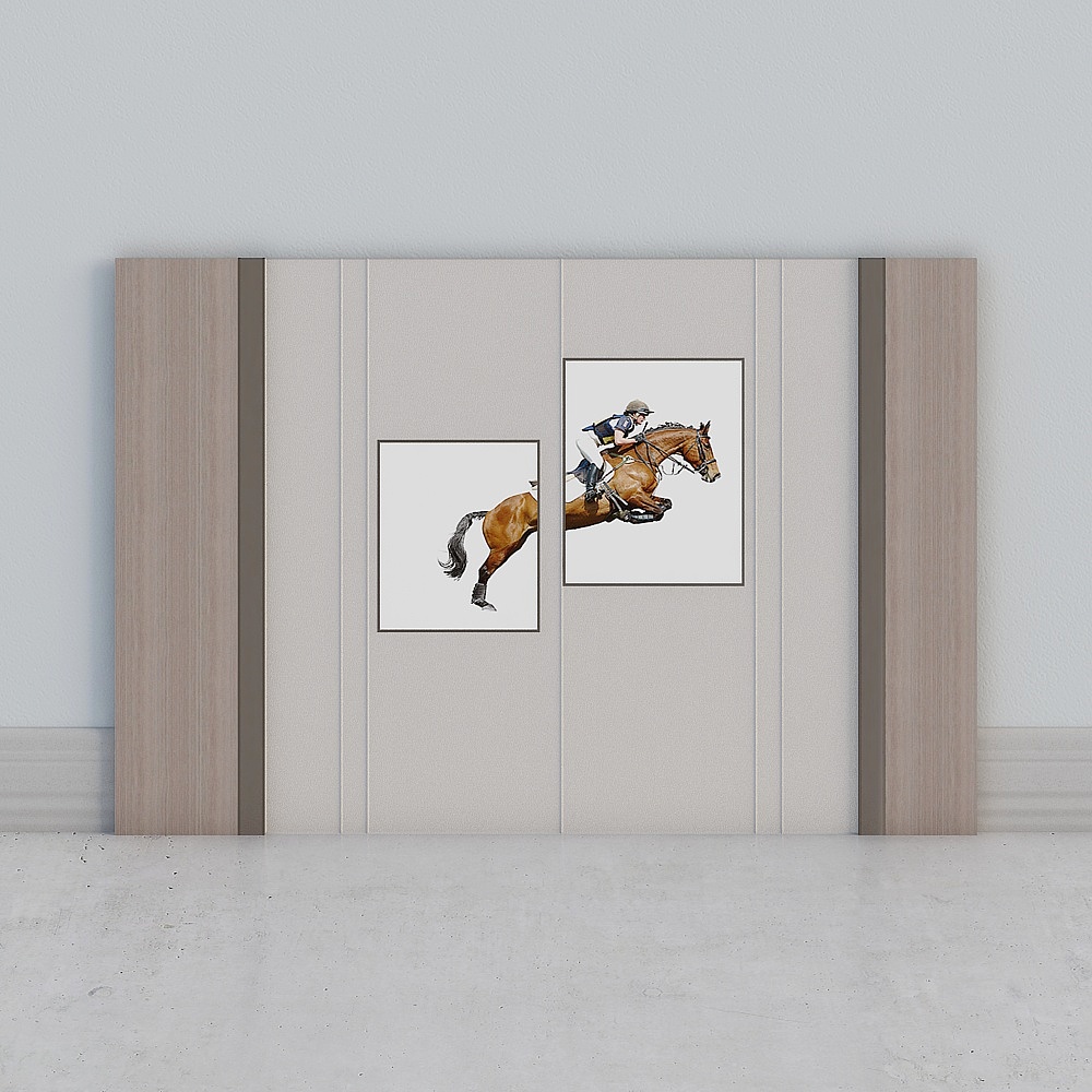 Sofa wall background wall