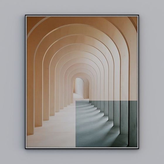 Arcade Corridor 3D model