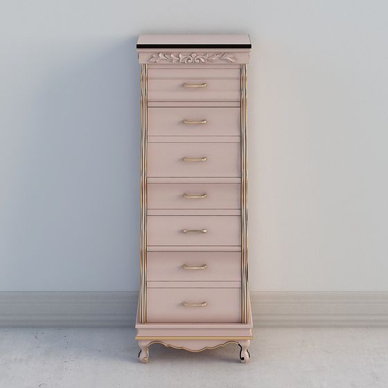 Stylish Vanity Table 3D model for Contemporary Design