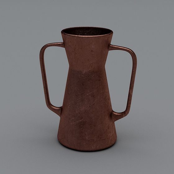 Vintage Copper Kettle 3D model