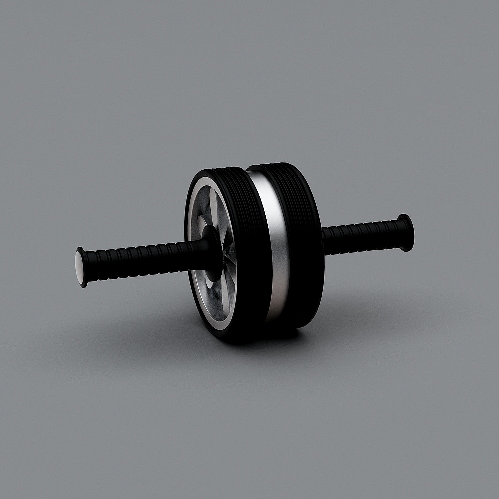 Ab Wheel 3D model for Creative Projects