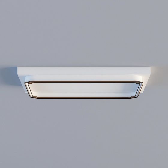 Modern Low-Poly Ceiling Light 3D model
