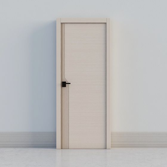 Minimalist Interior Door 3D model