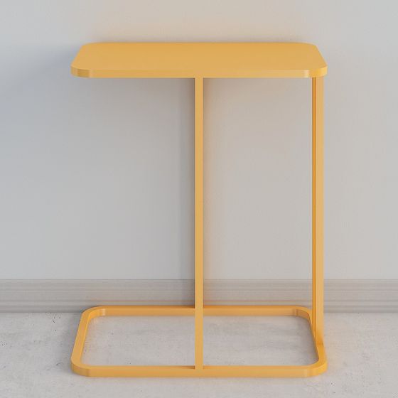 Brass Side Table 3D model